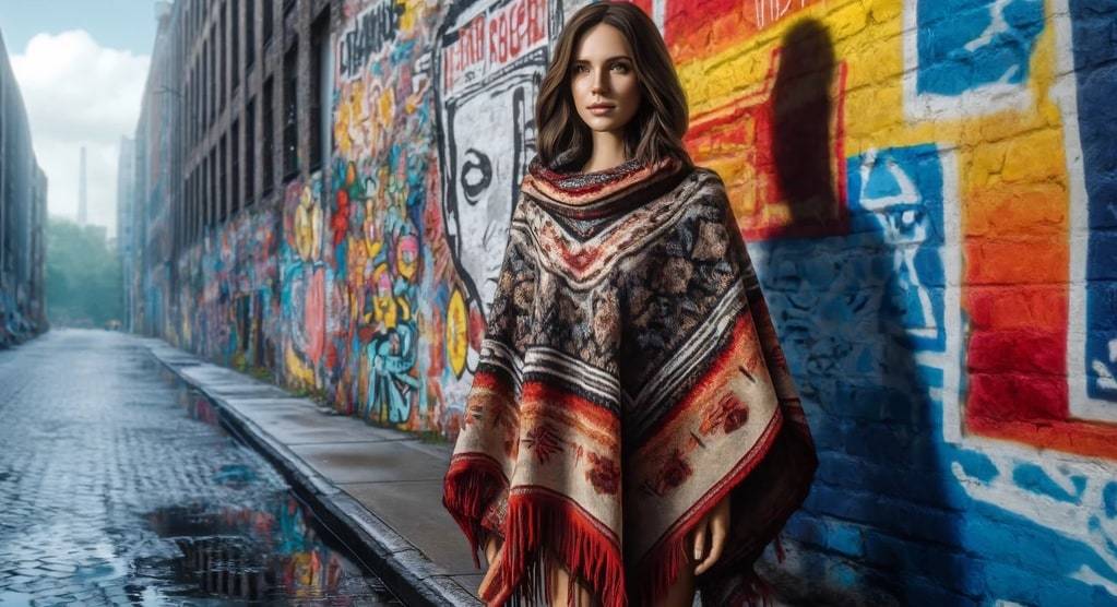 Ponchos chauds, une solution élégante pour le froid